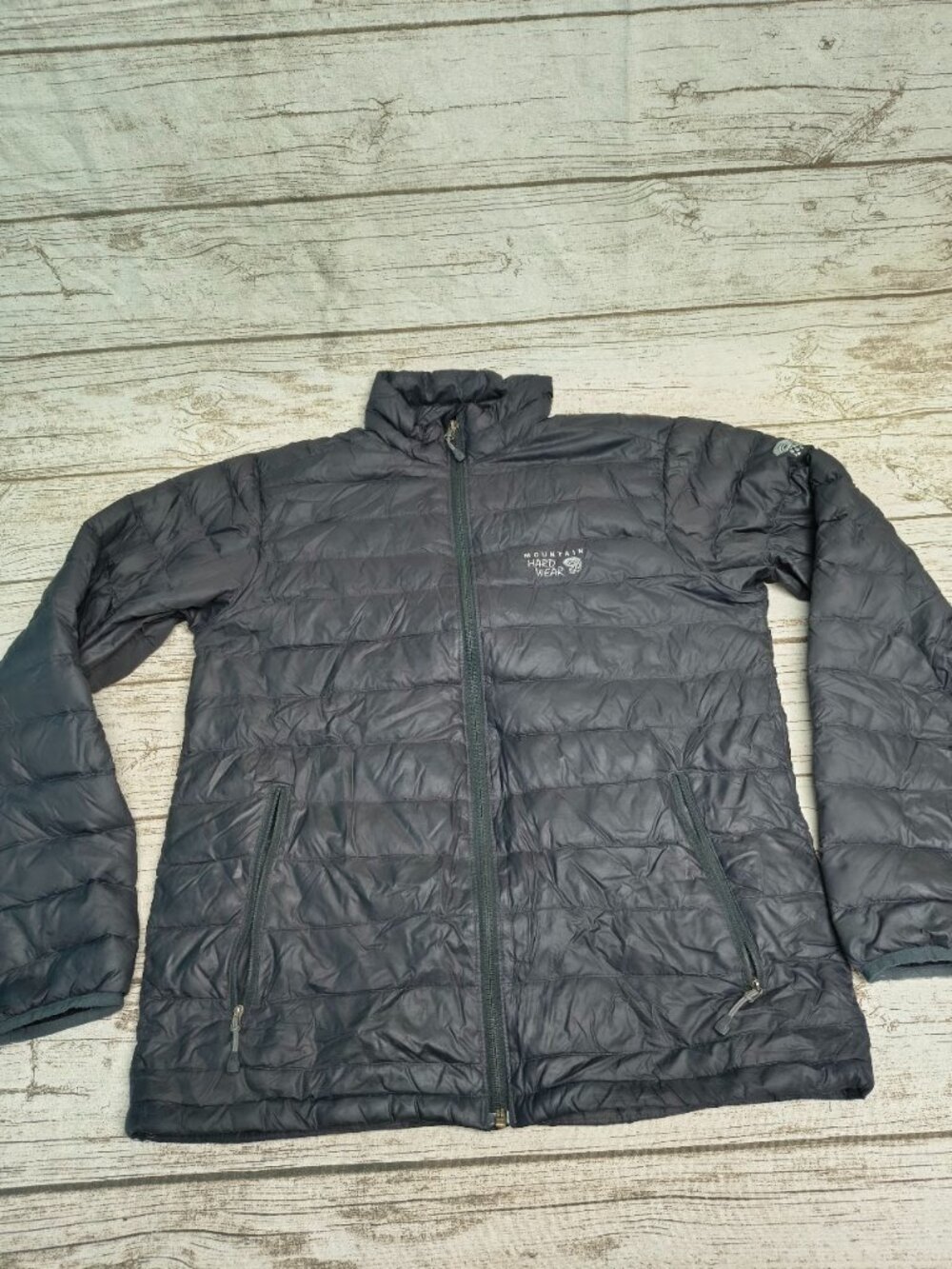 Mountain Hardwear Black Quilted Insulated Down Puffer Jacket Men Medium